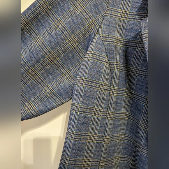Liverpool Knit Blazer, Plaid, Super Comfy! 1X - Picture 8 of 10
